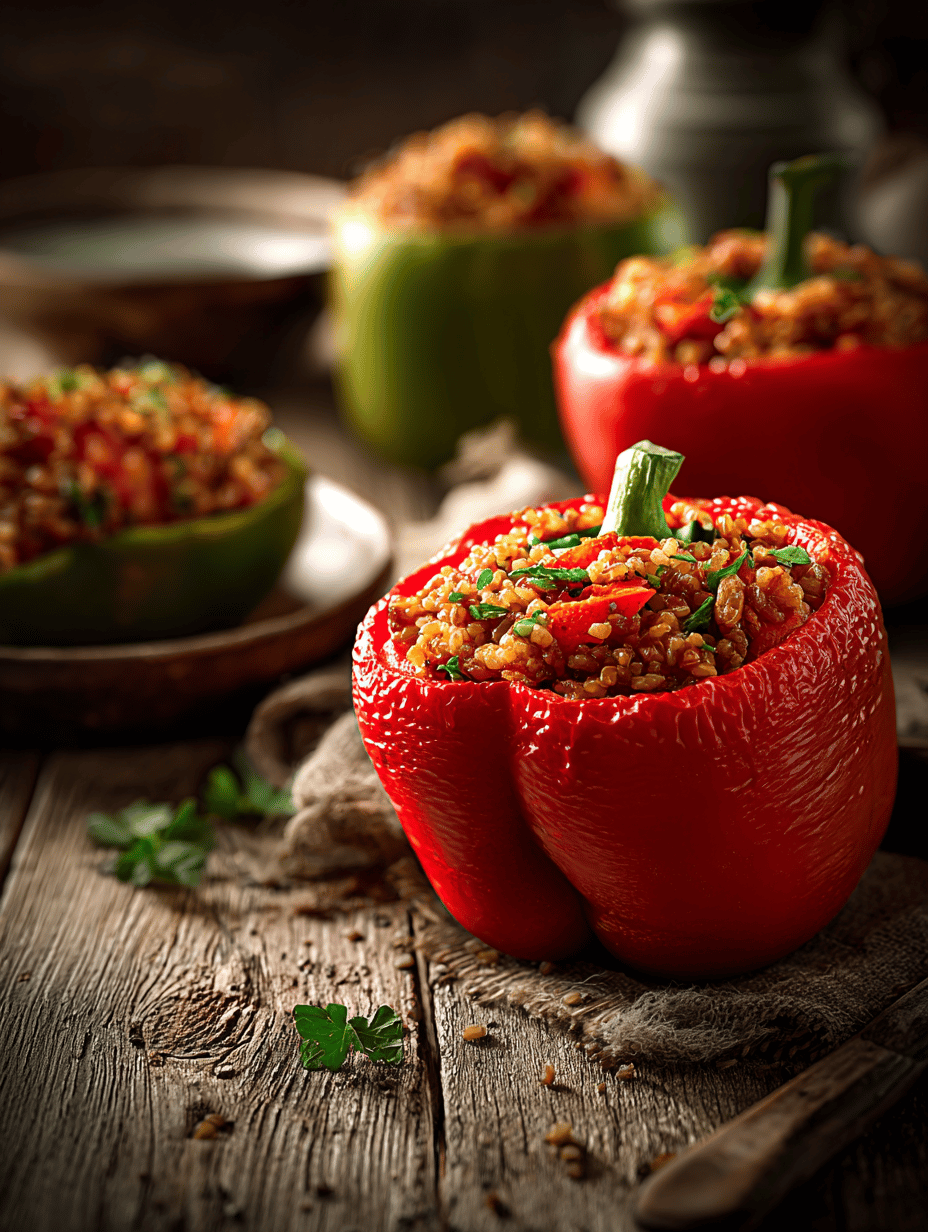 Stuffed Peppers Recipe: A Rustic Twist on a Classic Comfort