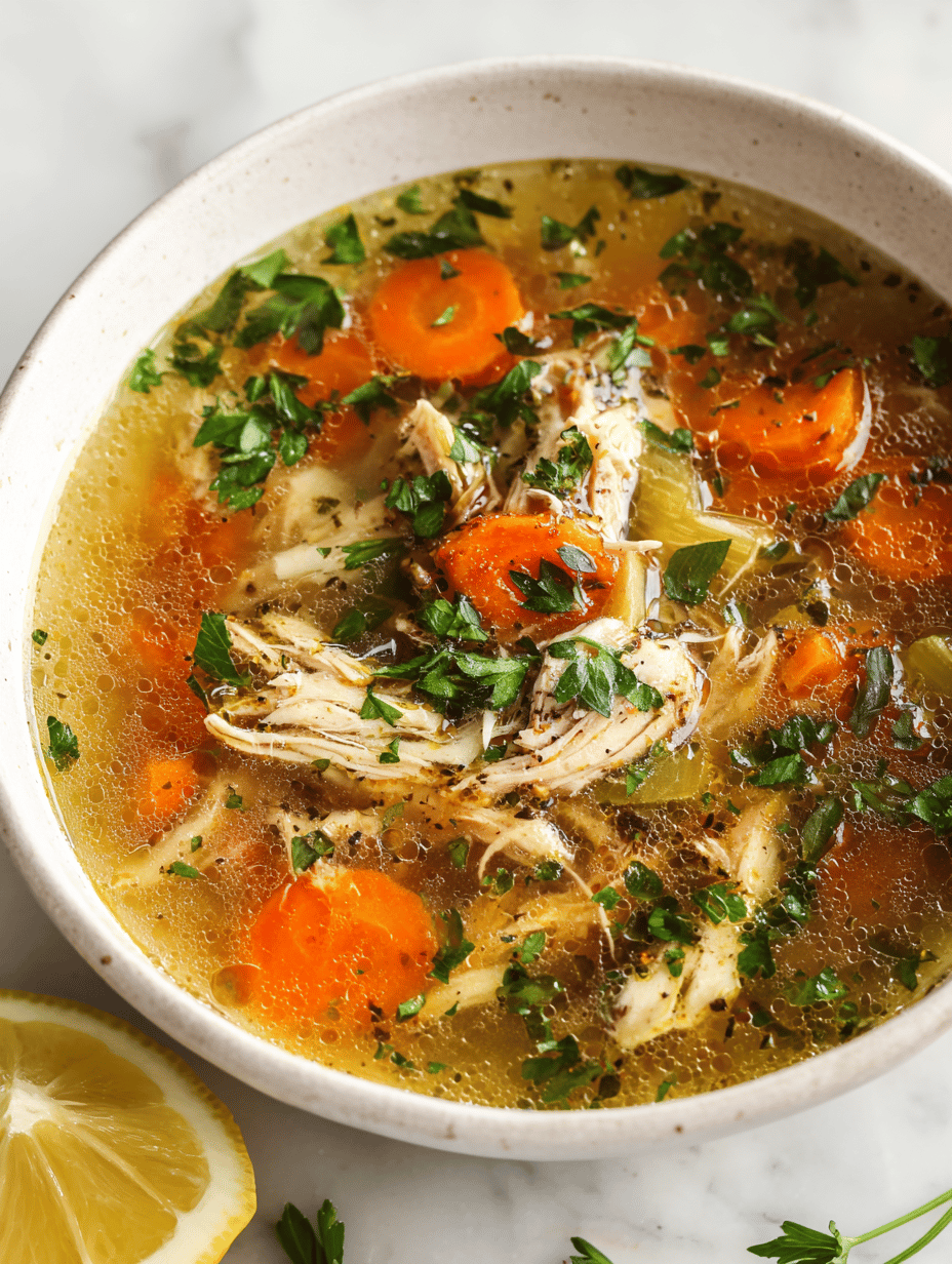 slow cooker chicken soup recipe