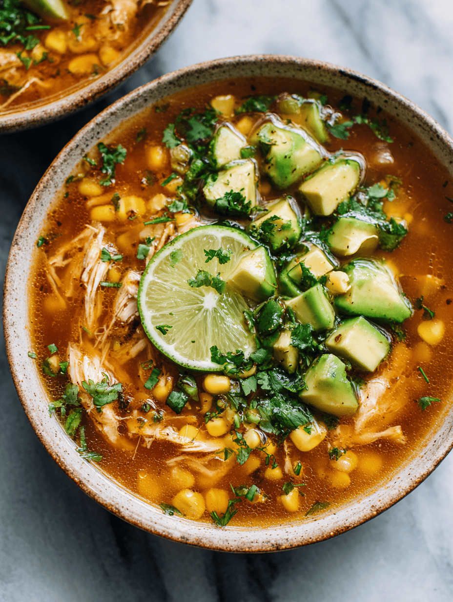 Mexican chicken soup recipe