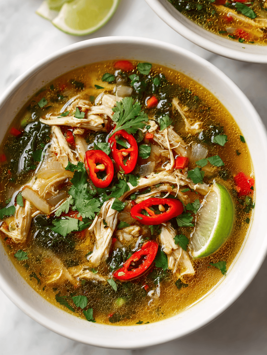 Thai chicken soup recipe