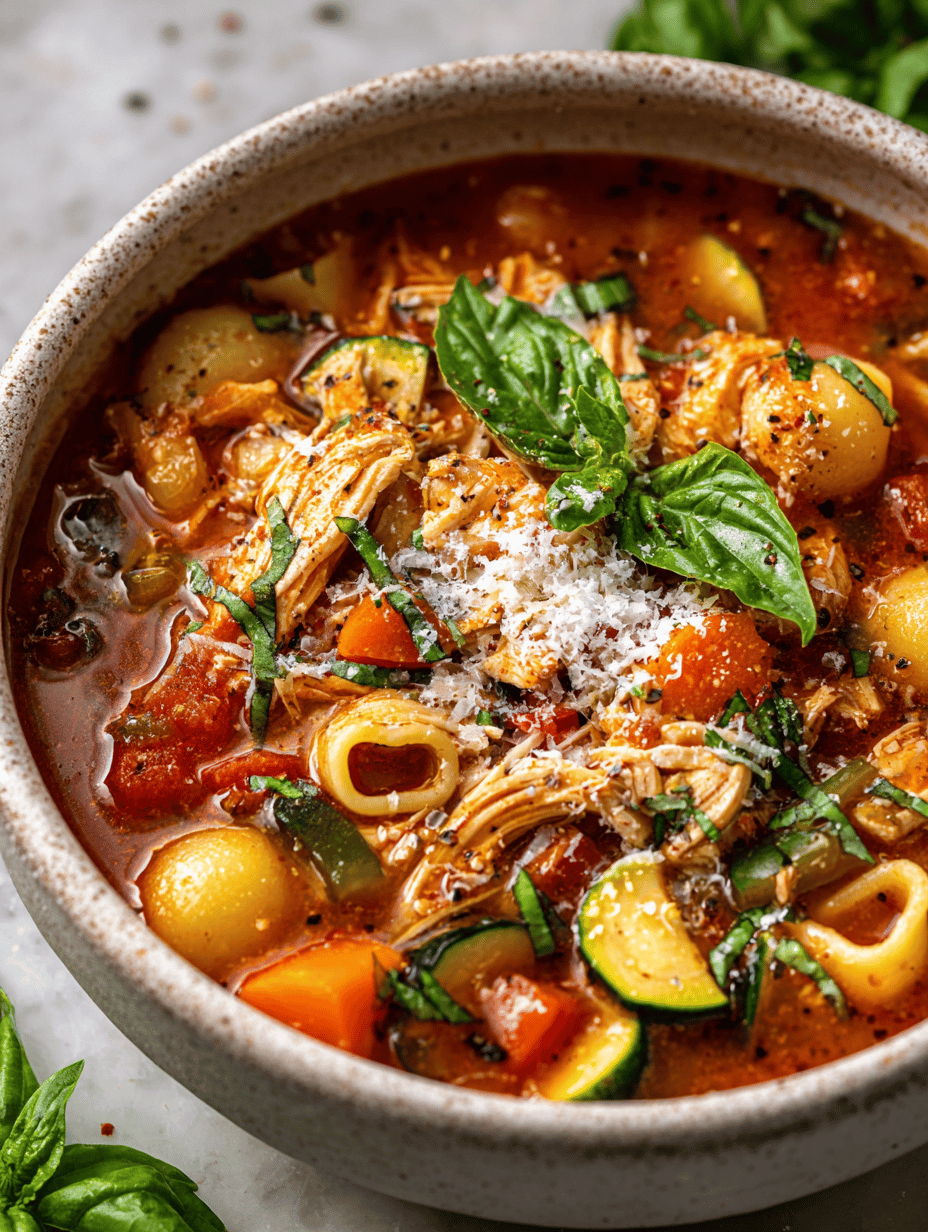 Italian chicken soup recipe