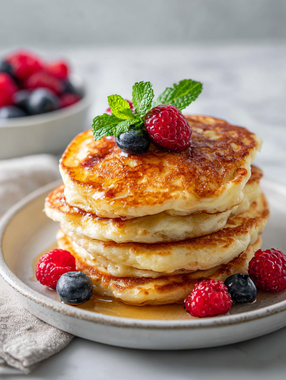 Cottage Cheese Pancakes Recipe