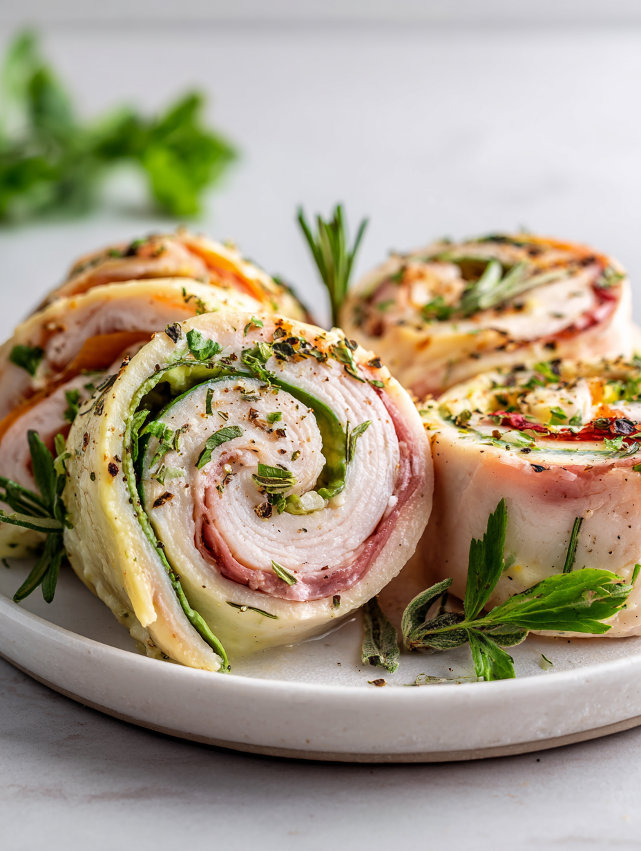 Turkey Cheese Roll Ups Recipe