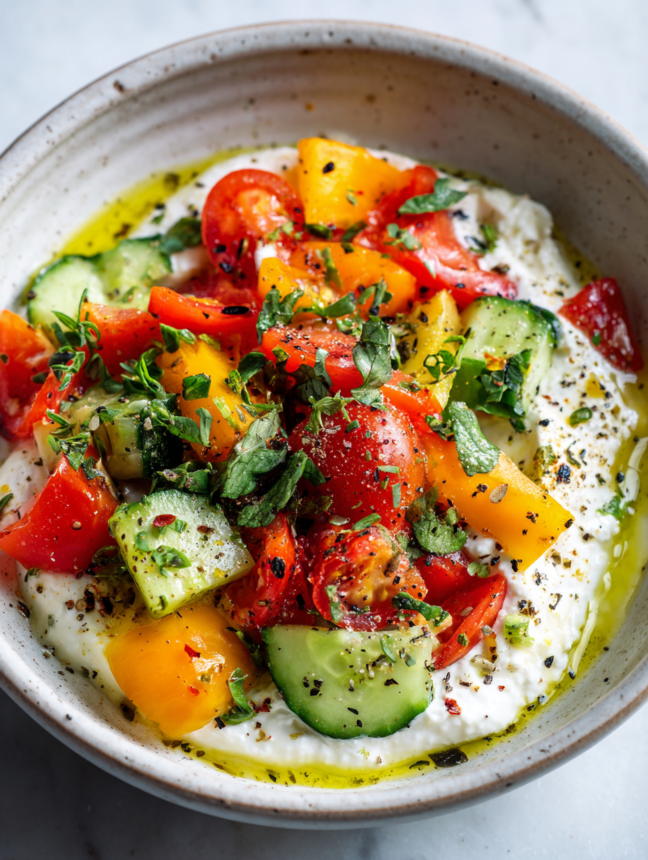 Cottage Cheese Veg Bowl Recipe