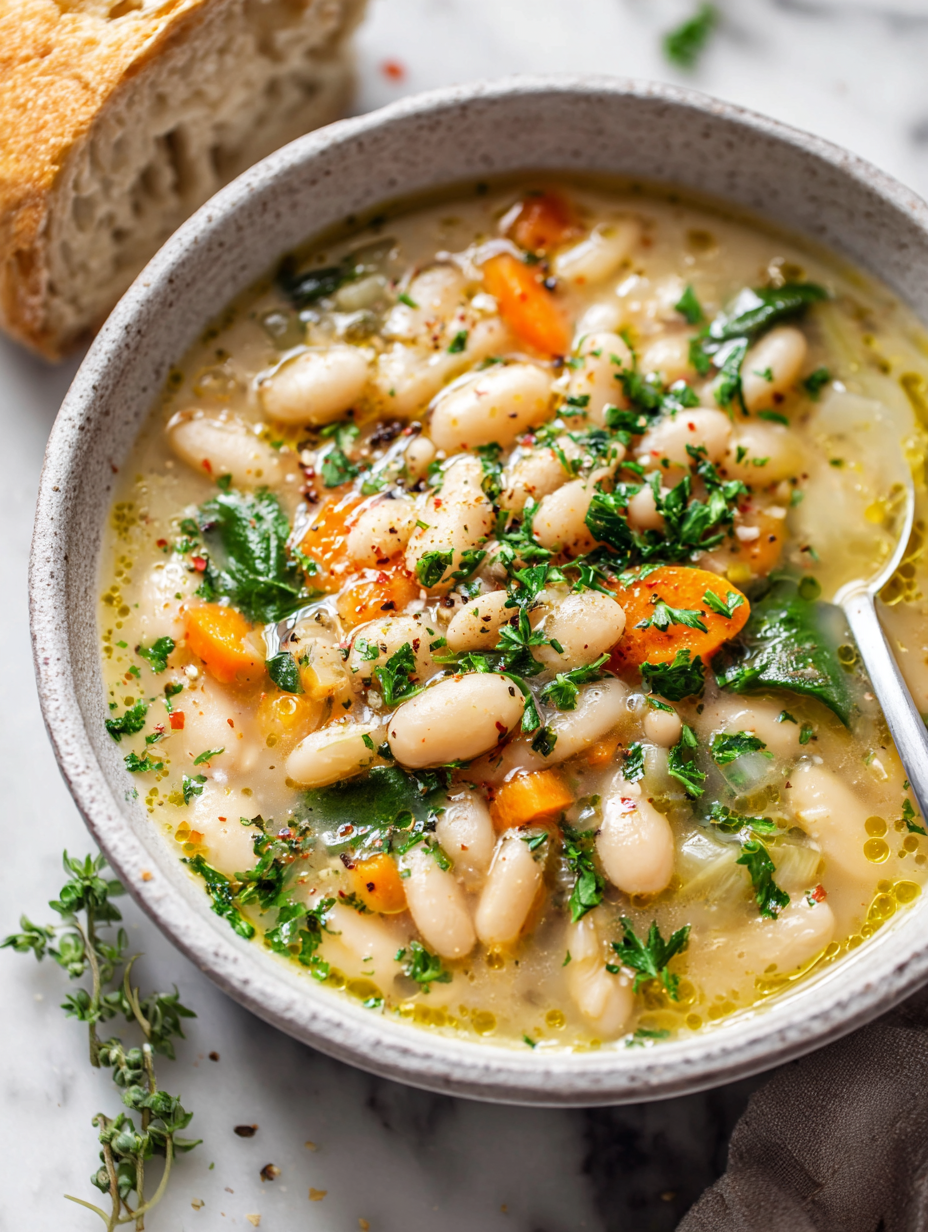 Crockpot White Bean Soup Recipe