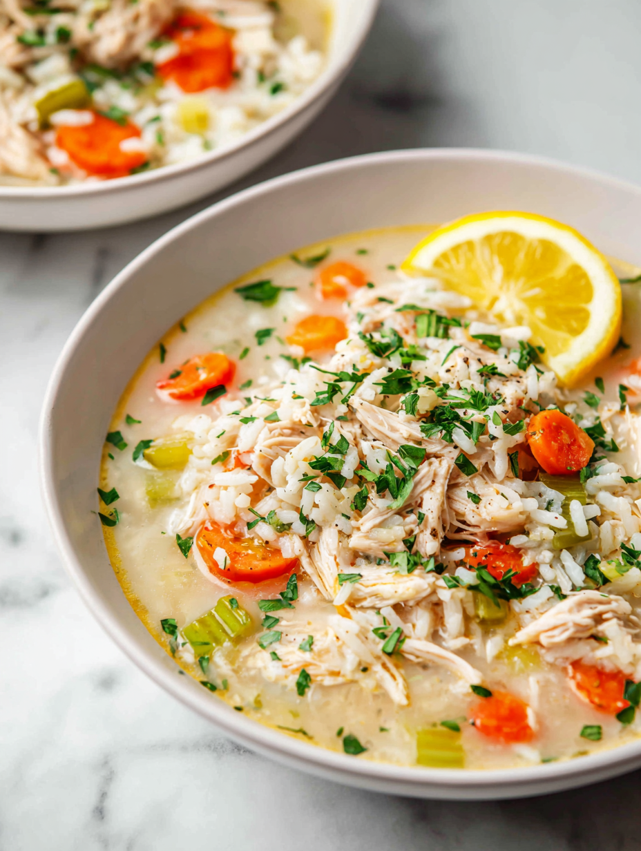 Crockpot Chicken And Rice Soup Recipe