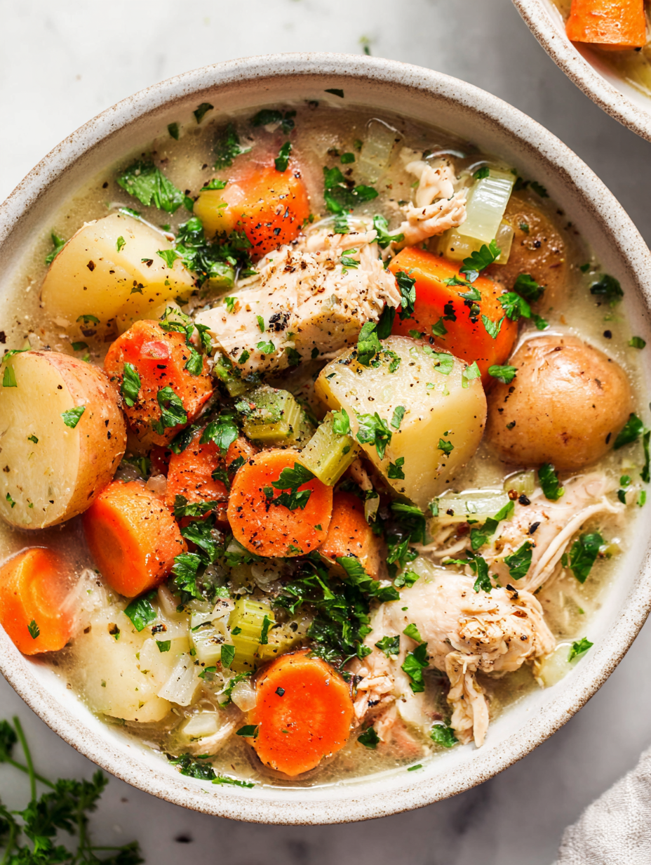 Crockpot Chicken Stew With Vegetables Recipe