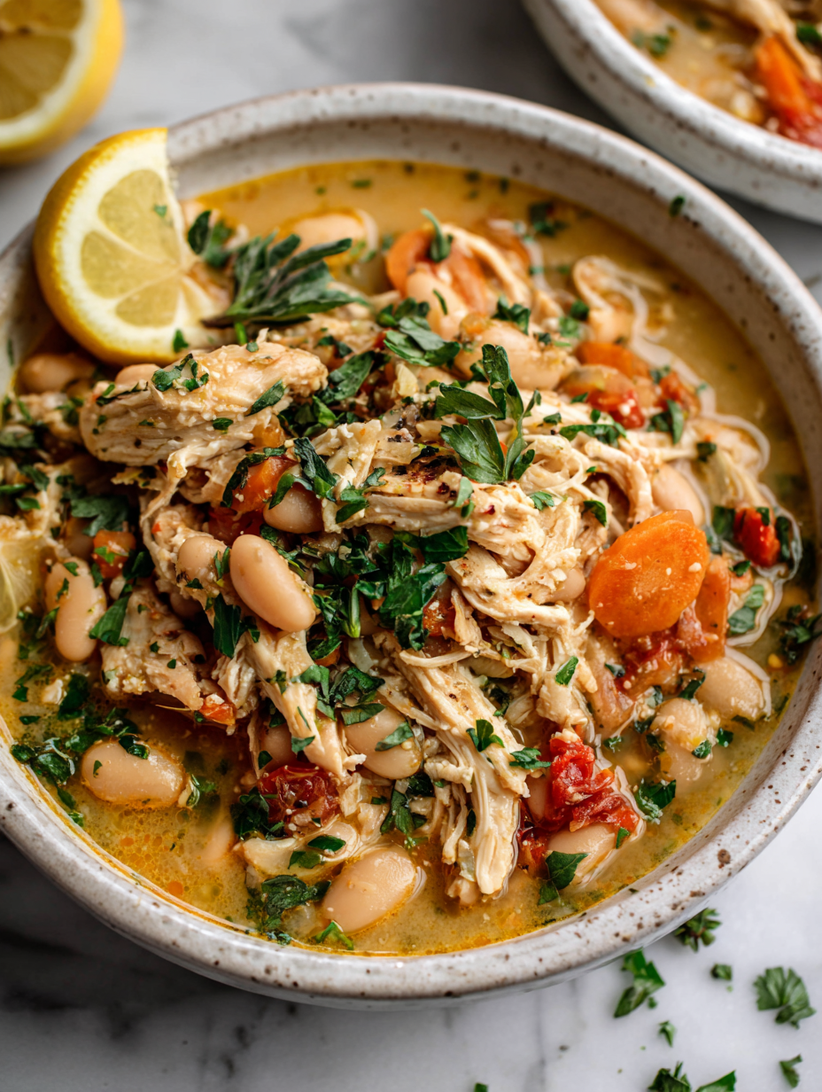 Crockpot Chicken And Bean Stew Recipe